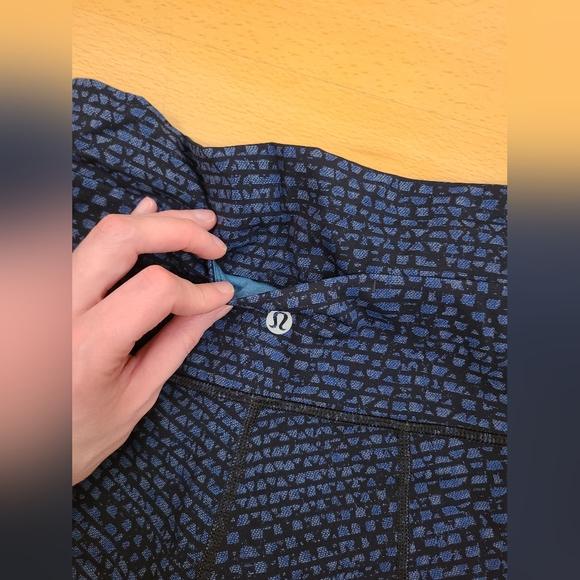 Lululemon Wunder Short 2" (Full-On Luxtreme) Shatter Weave Desert Teal Alberta L - Picture 13 of 15